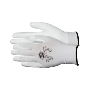 RECA surinkimo pirštinės Mechanic PU White