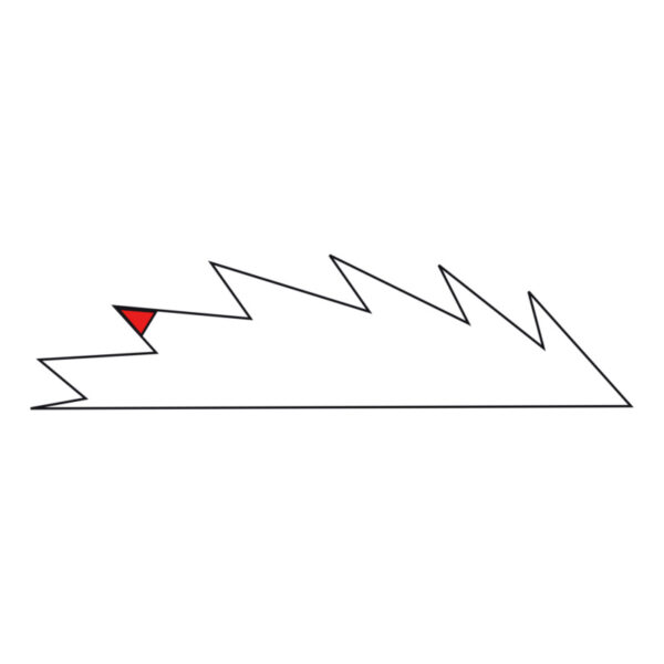 Cementinio karbido freza, apvalaus kūgio formos, KEL, 10 x 26 x 6 mm - Image 2