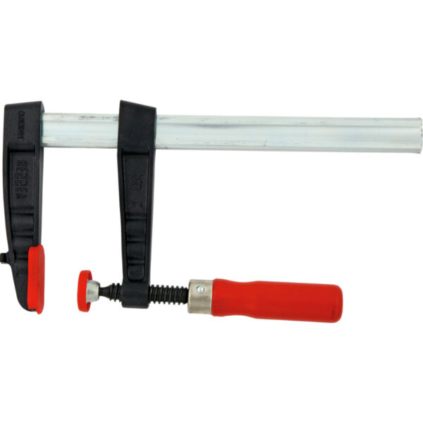 Kaliojo ketaus varžtinis spaustukas su apsauginiais dangteliais