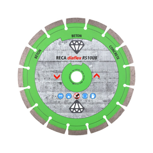Deimantinis pjovimo diskas betonui, universalus BASIC RS10UB/Bau-Profi 115-450mm