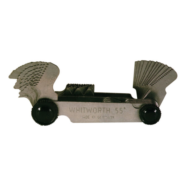 Sriegio žingsnio matuoklis metriniams ir Whitworth sriegiams