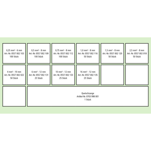 VISO laidų antgaliai izoliuoti, ZF serija - Image 2