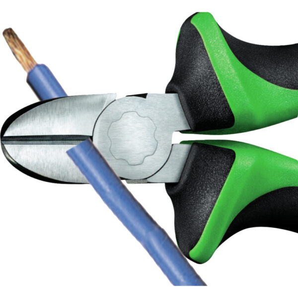 RECA šoninio kirpimo replės, 2 komponentų rankena 145 mm - Image 2