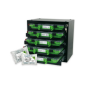 Dėžutės su stalčiais, rakinamos dėžutės